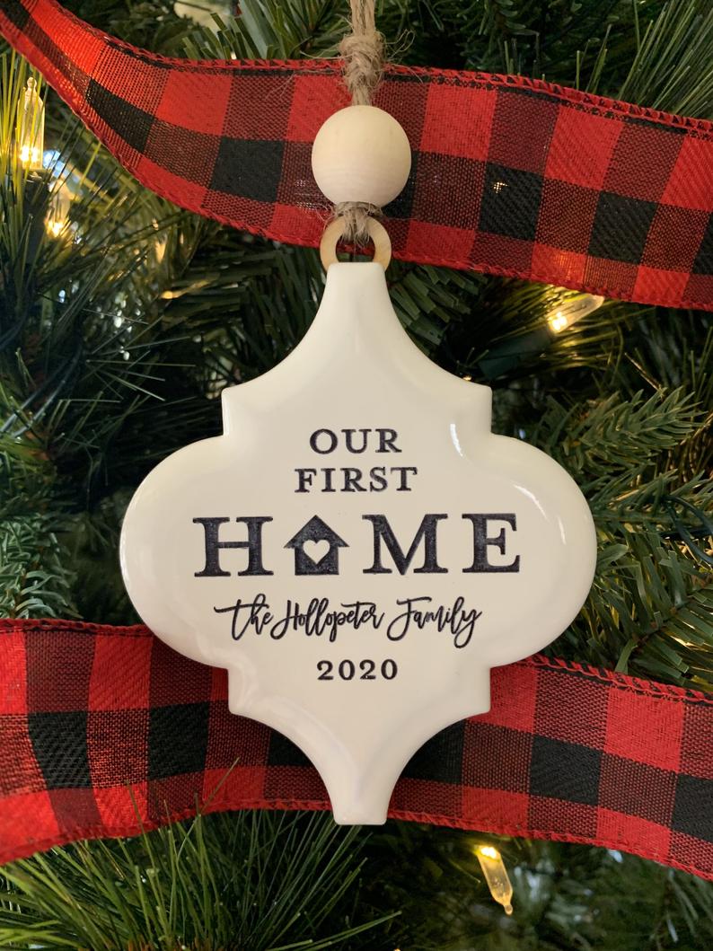 Personalized Engraved Christmas Ornament