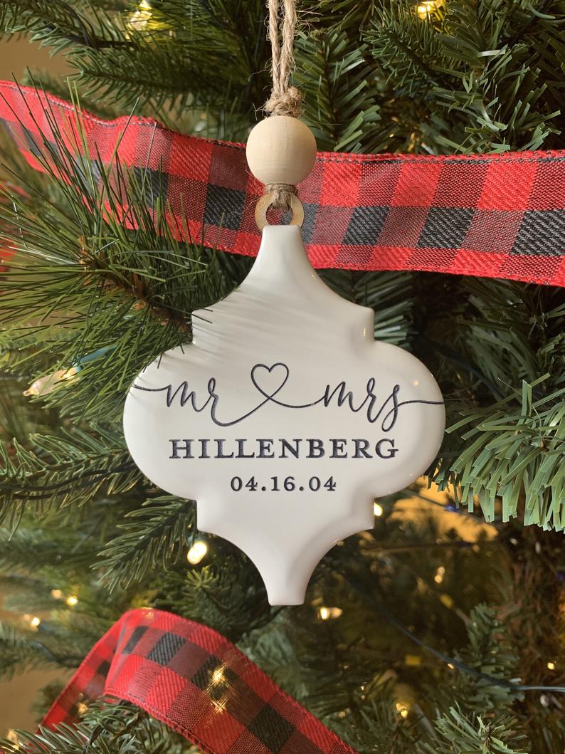 Personalized Engraved Christmas Ornament