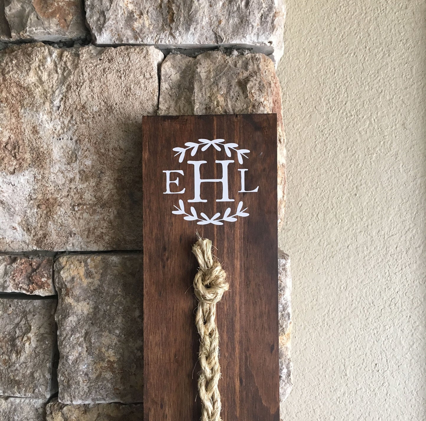 A Cord Of Three Strands Wedding Sign, Rustic Wedding Gift