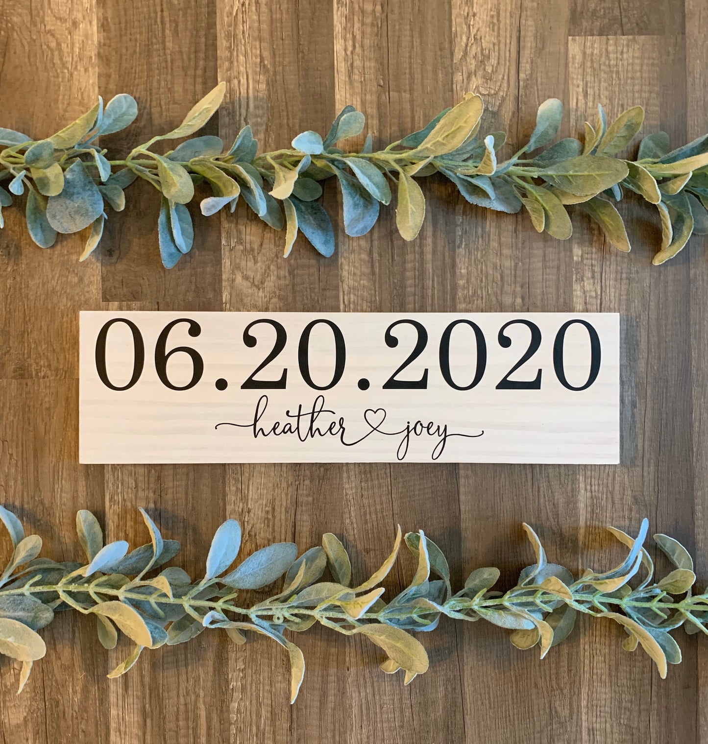 Save the Date Sign, Wedding Announcement Sign, Engagement Photo Prop, Rustic Wedding Decor