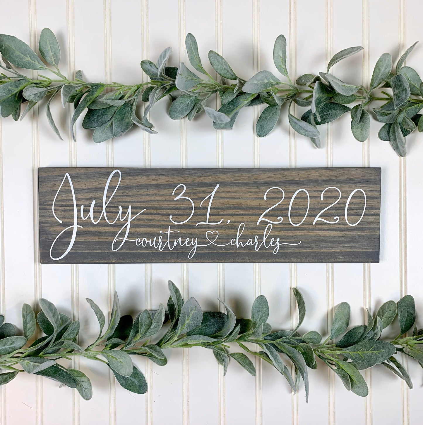 Save the Date Sign, Wedding Announcement Sign, Engagement Photo Prop, Rustic Wedding Decor