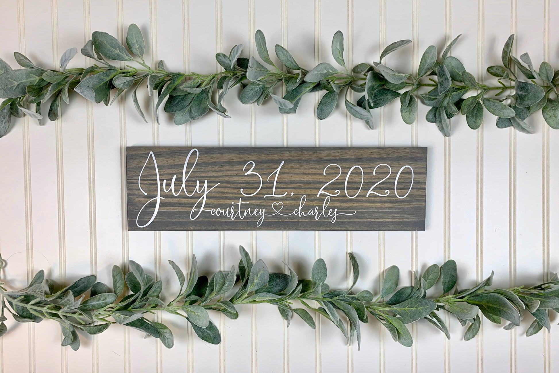 Save the Date Sign, Wedding Announcement Sign, Engagement Photo Prop, Rustic Wedding Decor