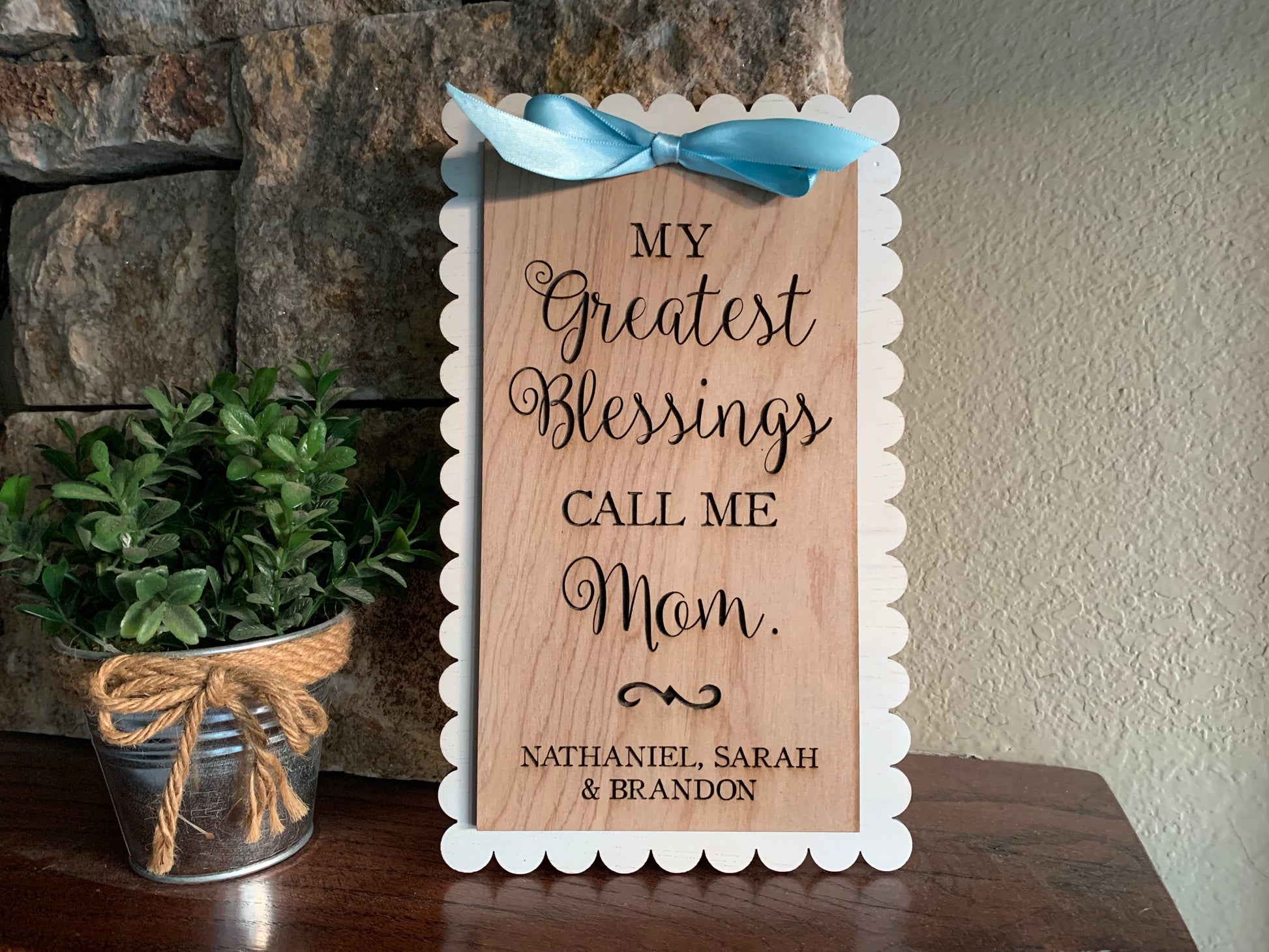 Personalized Gift For Mom, Gift for Mother or Grandmother with Children's names
