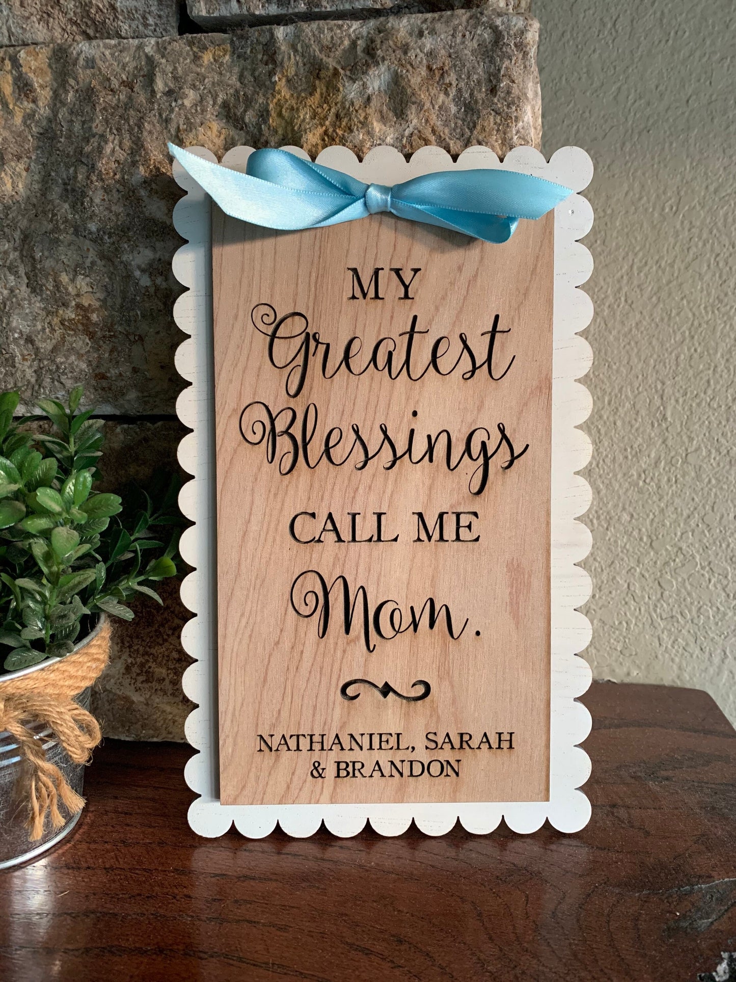 Personalized Gift For Mom, Gift for Mother or Grandmother with Children's names