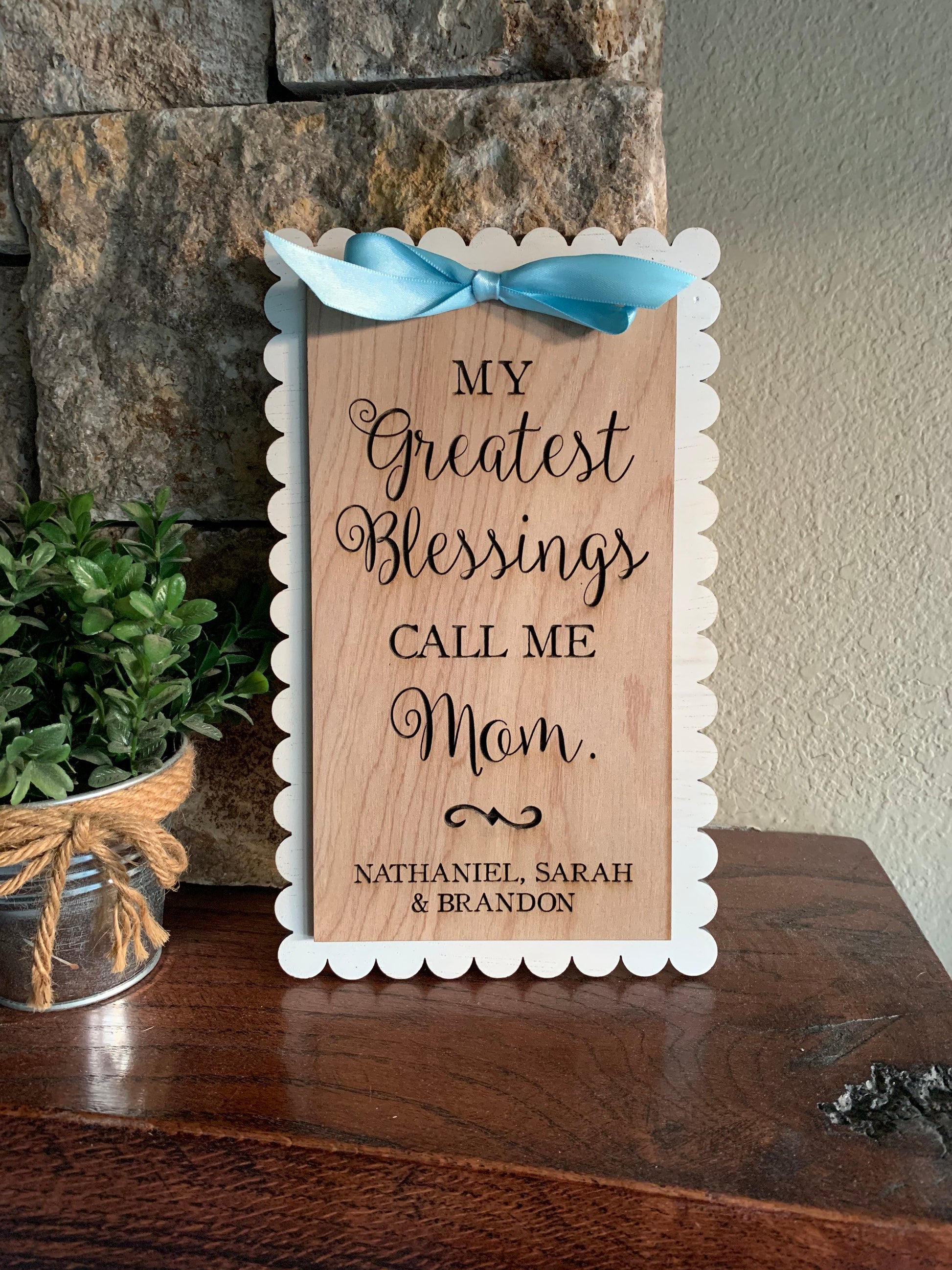 Personalized Gift For Mom, Gift for Mother or Grandmother with Children's names