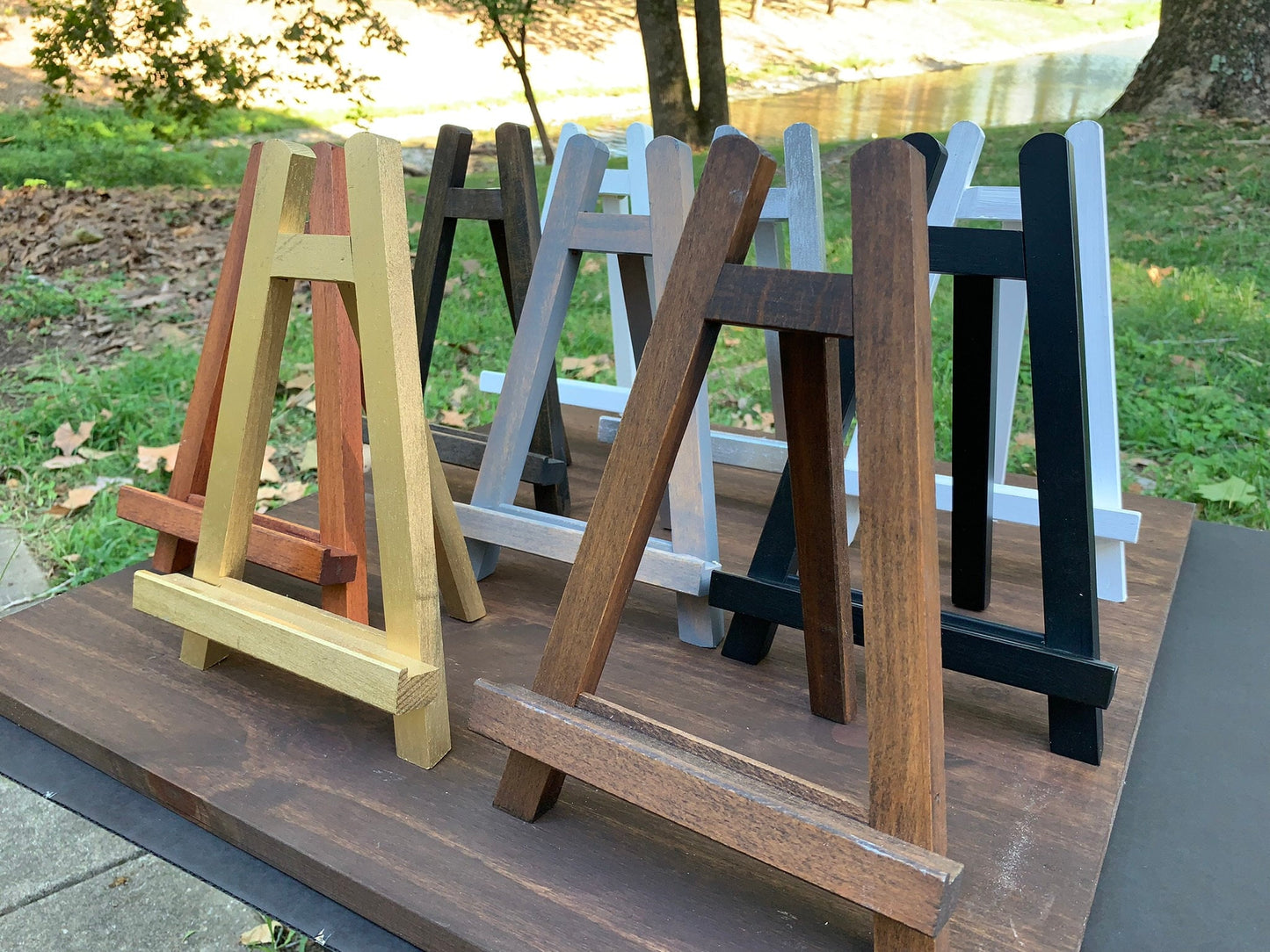 Wood Tabletop Easel, Wedding Sign Stand, Art Easel for