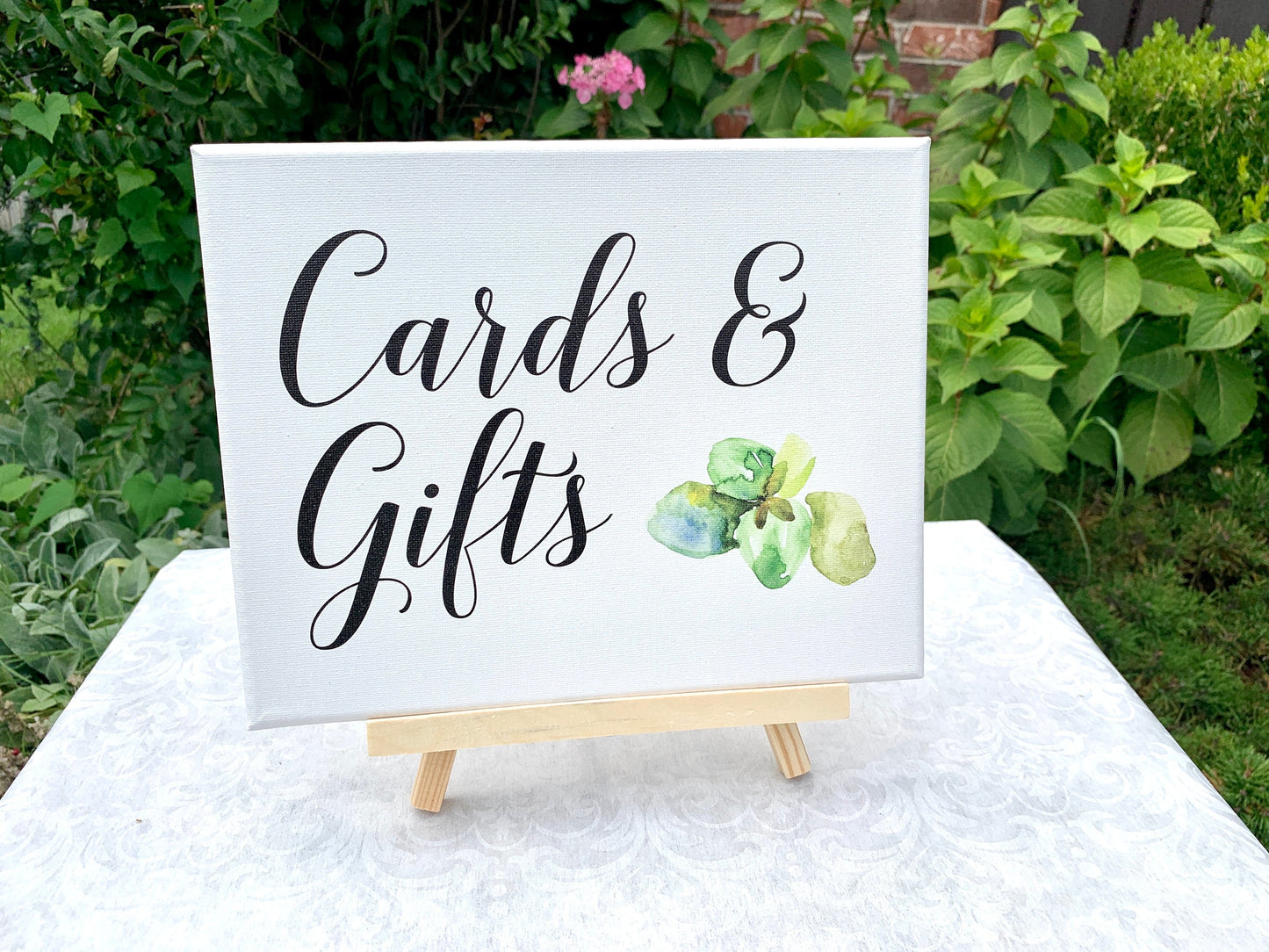 Wedding Reception Sign, Wedding Memorial Sign, Gifts & Cards, Please Sign Guestbook, Favors Sign,