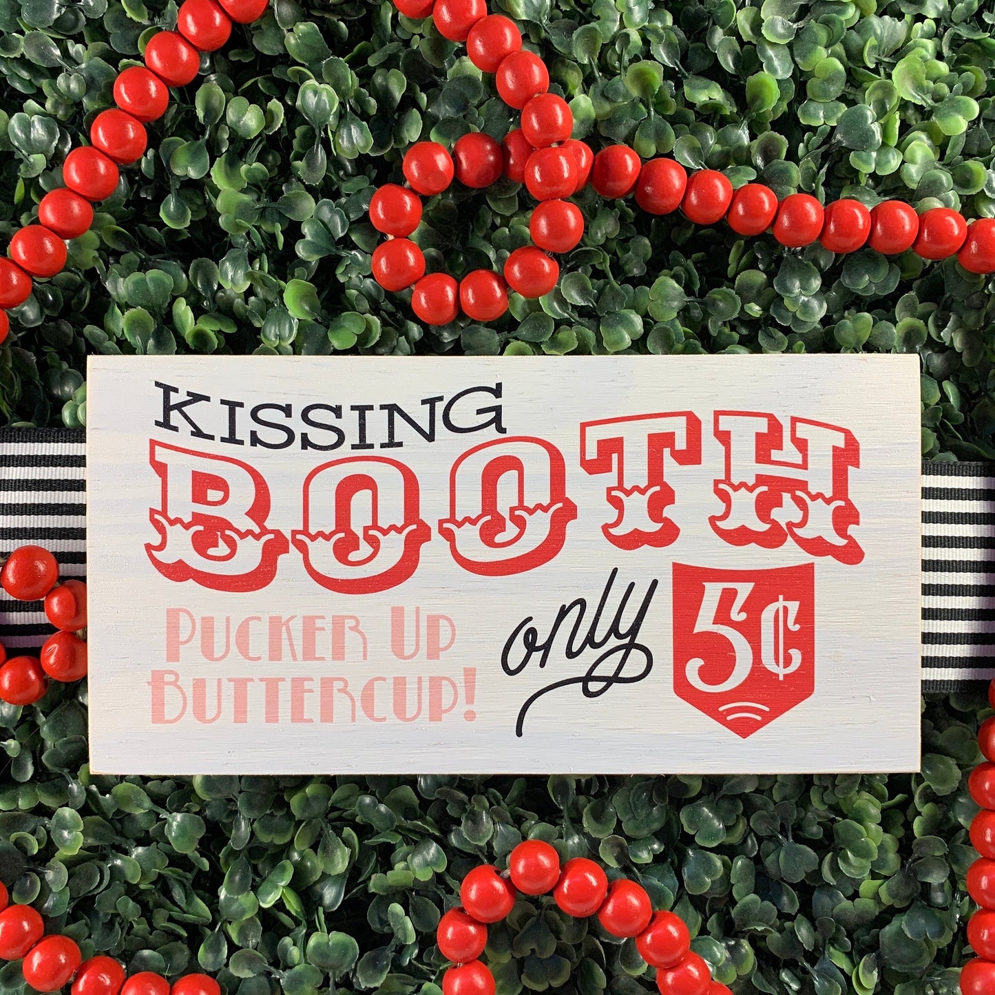 Mini Valentine Sign, Tiered Tray Sign, Valentine Shelf Sitter