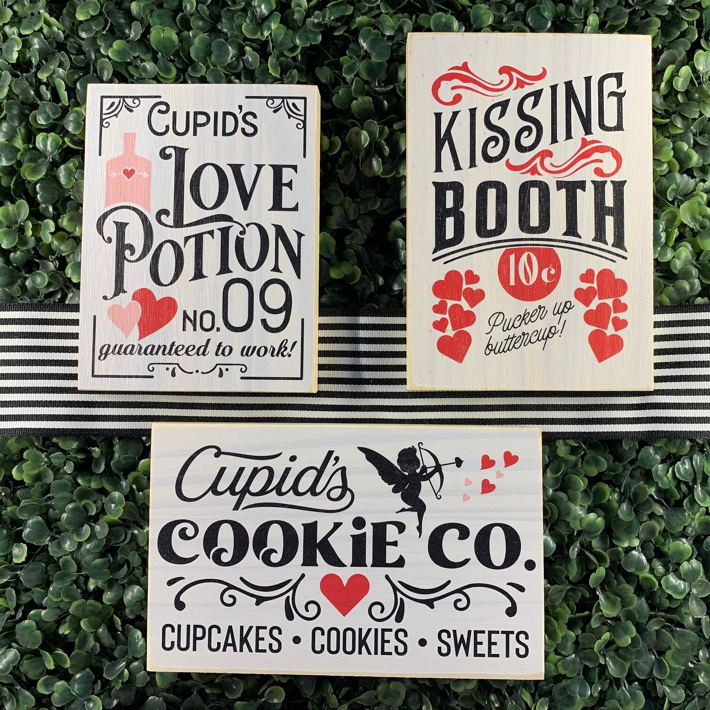 Mini Valentine Sign, Tiered Tray Sign, Valentine Shelf Sitter
