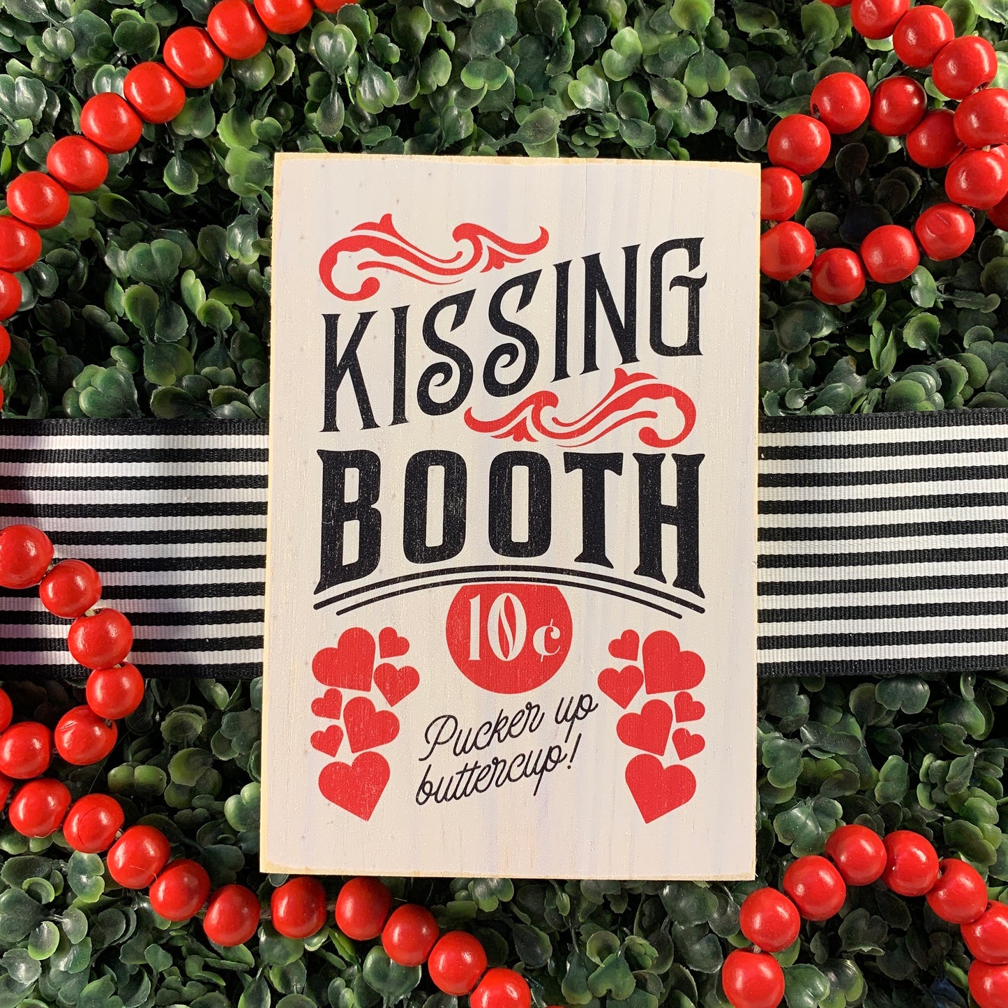 Mini Valentine Sign, Tiered Tray Sign, Valentine Shelf Sitter
